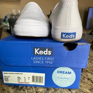 Women’s Keds Canvas sneakers.  Worn once.